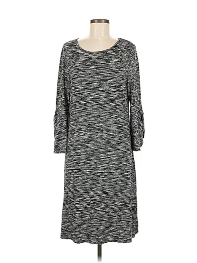Pre-owned Max Studio Casual Dress In Gray