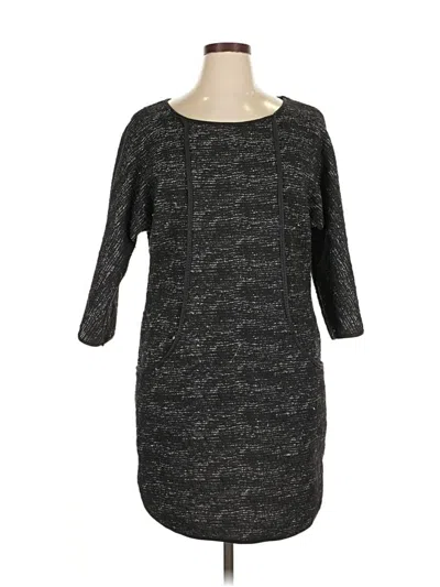 Pre-owned Max Studio Casual Dress In Gray