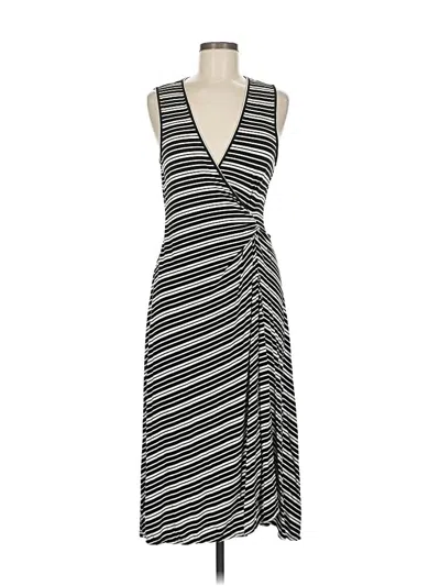 Pre-owned Max Studio Casual Dress In Gray