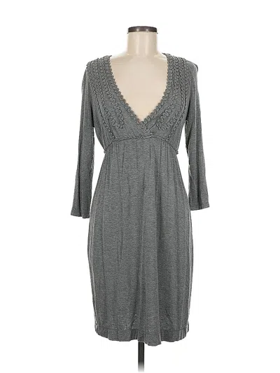 Pre-owned Max Studio Casual Dress In Gray