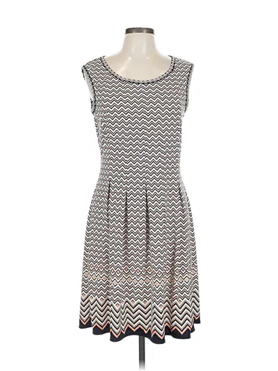 Pre-owned Max Studio Casual Dress In Gray