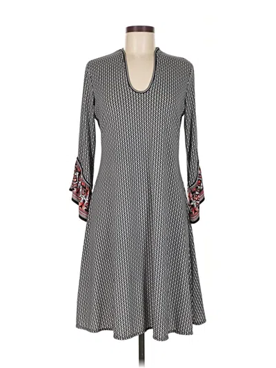 Pre-owned Max Studio Casual Dress In Gray