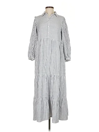 Pre-owned Max Studio Casual Dress In Gray