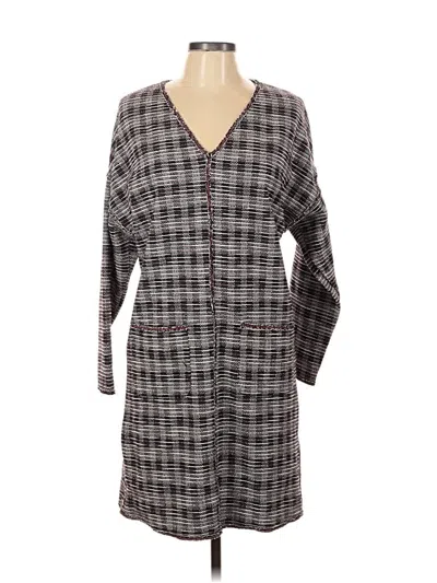 Pre-owned Max Studio Casual Dress In Gray