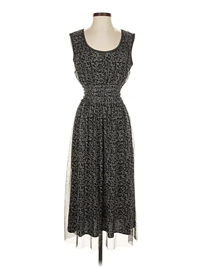 Pre-owned Max Studio Casual Dress In Gray