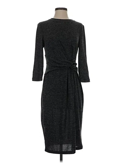 Pre-owned Max Studio Casual Dress In Gray