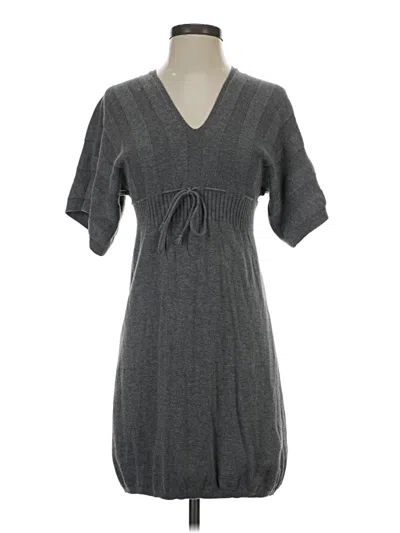 Pre-owned Max Studio Casual Dress In Gray