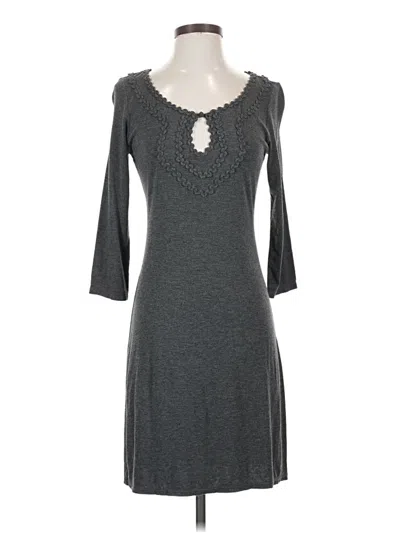 Pre-owned Max Studio Casual Dress In Gray