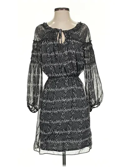 Pre-owned Max Studio Casual Dress In Gray