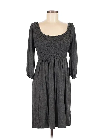 Pre-owned Max Studio Casual Dress In Gray