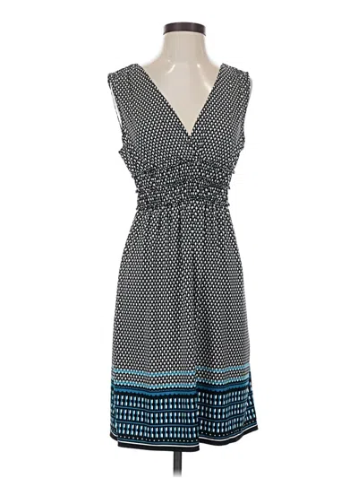 Pre-owned Max Studio Casual Dress In Gray