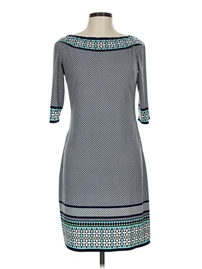 Pre-owned Max Studio Casual Dress In Gray