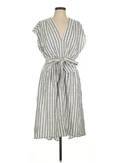 Pre-owned Max Studio Casual Dress In Gray