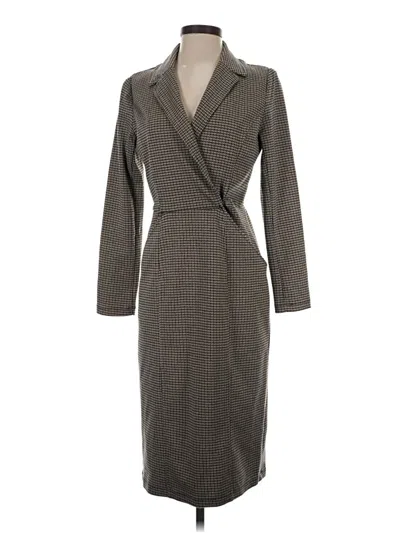 Pre-owned Max Studio Casual Dress In Gray