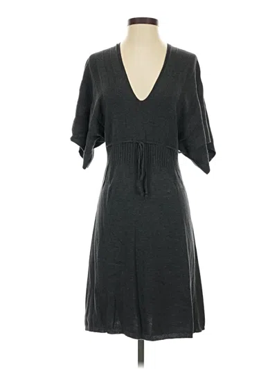 Pre-owned Max Studio Casual Dress In Gray