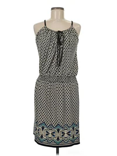Pre-owned Max Studio Casual Dress In Gray
