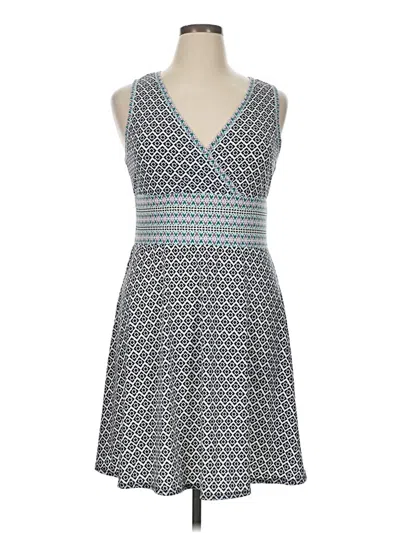 Pre-owned Max Studio Casual Dress In Gray