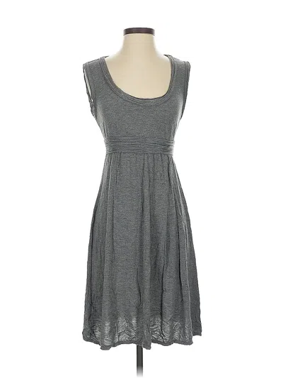 Pre-owned Max Studio Casual Dress In Gray
