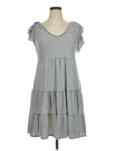 Pre-owned Max Studio Casual Dress In Gray