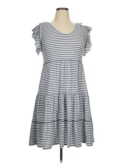 Pre-owned Max Studio Casual Dress In Gray
