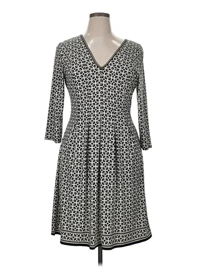 Pre-owned Max Studio Casual Dress In Gray