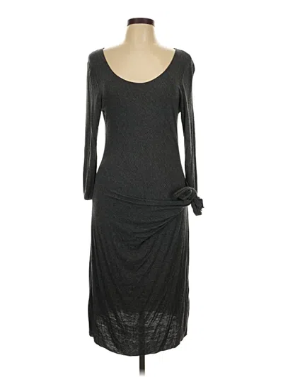 Pre-owned Max Studio Casual Dress In Gray