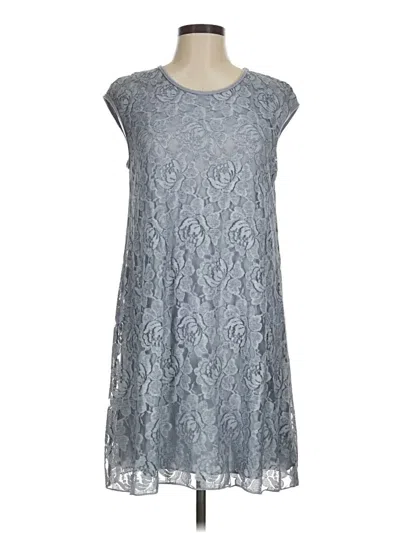 Pre-owned Max Studio Casual Dress In Gray