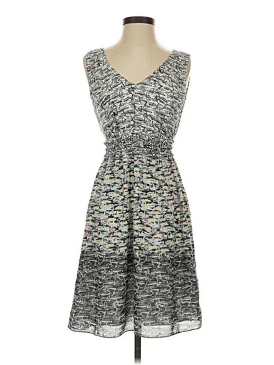Pre-owned Max Studio Casual Dress In Gray
