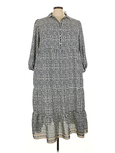 Pre-owned Max Studio Casual Dress In Gray