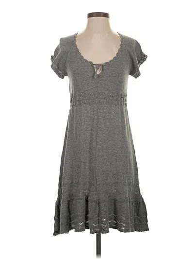 Pre-owned Max Studio Casual Dress In Gray