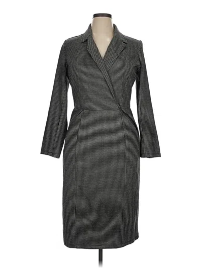 Pre-owned Max Studio Casual Dress In Gray