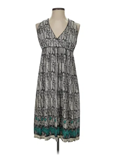 Pre-owned Max Studio Casual Dress In Gray
