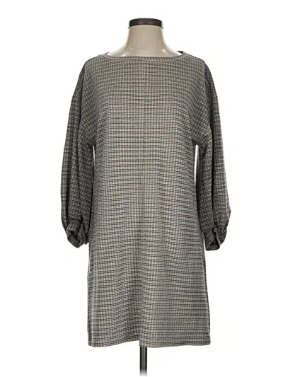 Pre-owned Max Studio Casual Dress In Gray