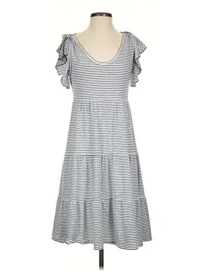 Pre-owned Max Studio Casual Dress In Gray