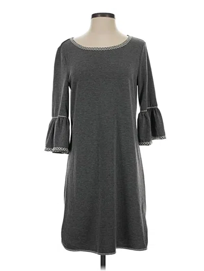Pre-owned Max Studio Casual Dress In Gray