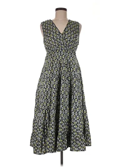 Pre-owned Max Studio Casual Dress In Gray