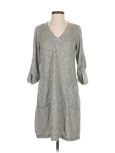 Pre-owned Max Studio Casual Dress In Gray