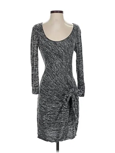 Pre-owned Max Studio Casual Dress In Gray