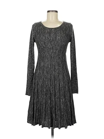 Pre-owned Max Studio Casual Dress In Gray