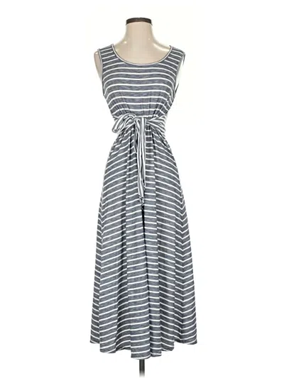 Pre-owned Max Studio Casual Dress In Gray