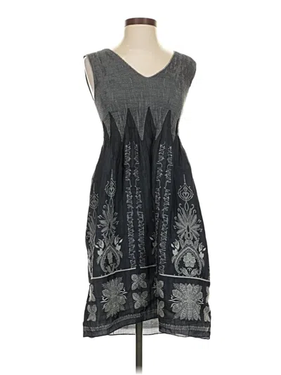 Pre-owned Max Studio Casual Dress In Gray
