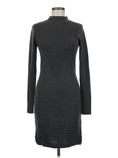 Pre-owned Max Studio Casual Dress In Gray