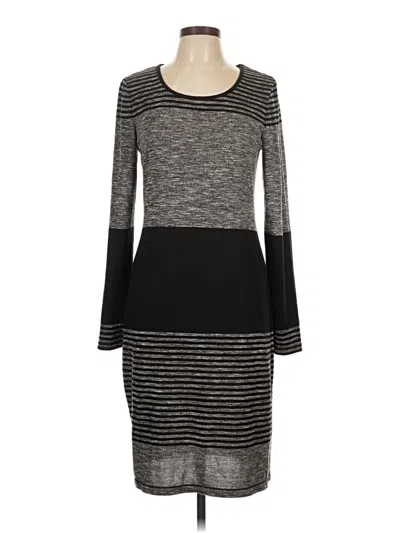 Pre-owned Max Studio Casual Dress In Gray