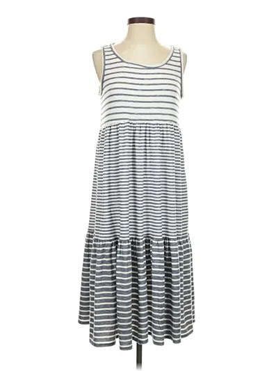 Pre-owned Max Studio Casual Dress In Gray