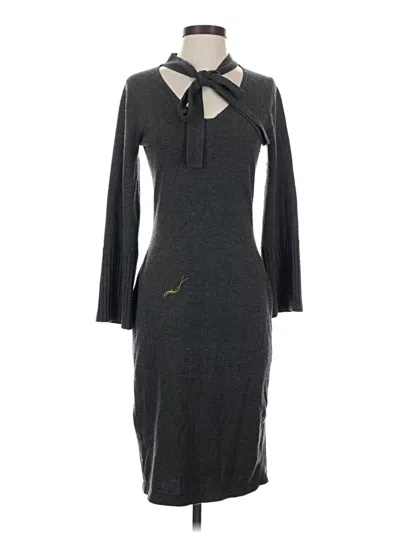 Pre-owned Max Studio Casual Dress In Gray