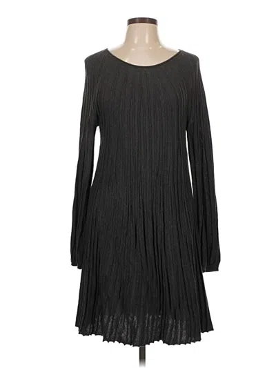 Pre-owned Max Studio Casual Dress In Gray