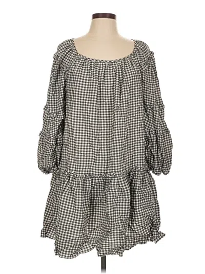 Pre-owned Max Studio Casual Dress In Gray
