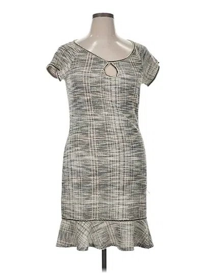 Pre-owned Max Studio Casual Dress In Gray