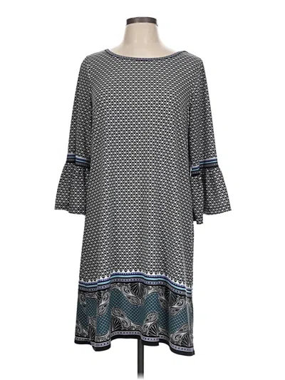 Pre-owned Max Studio Casual Dress In Gray