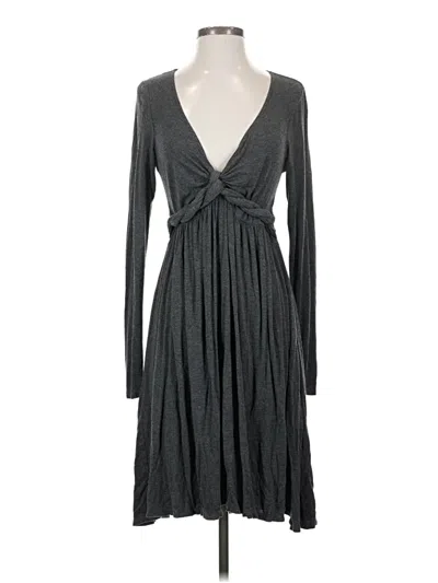 Pre-owned Max Studio Casual Dress In Gray